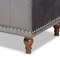 Baxton Studio Kaylee Grey Velvet Upholstered Tufted Storage Ottoman Bench 160-9934 - alternate 7